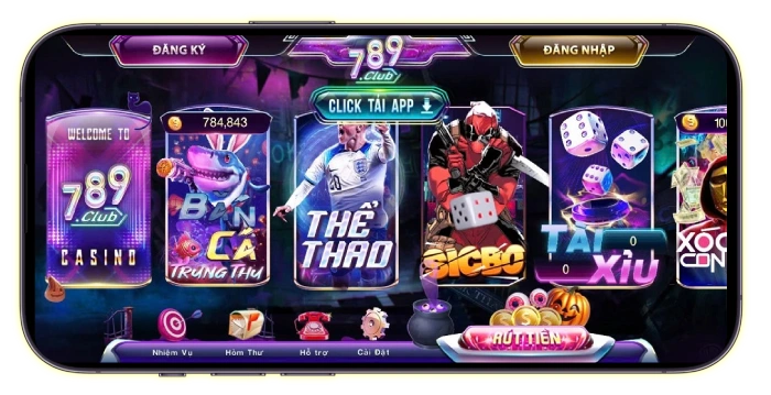 Ảnh giao diện của trang đại lý chính thức 789CLUB VG